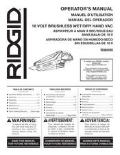 RIDGID R86090 Manual Del Operador