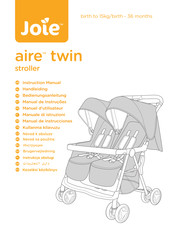 Joie aire twin stroller Manual De Instrucciones