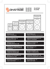 KONIG ONSTAGE PA-SP120 Manual De Uso