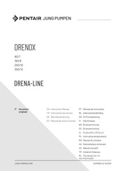 Pentair DRENOX 250/10 Manual De Instrucciones