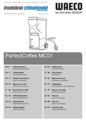 Dometic GROUP PerfectCoffee MC01 Instrucciones De Uso