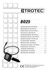 Trotec B025 Manual De Instrucciones