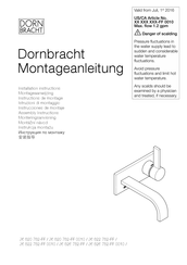 Dornbracht 36 820 782-FF Instrucciones De Montaje