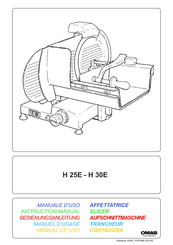 OMAS H 30E Manual De Uso