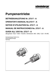 schmalenberger 27217-A Manual De Instrucciones