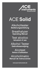 ACE Instruments ACE Solid Manual De Instrucciones