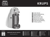 Nescafe DOLCE GUSTO KRUPS Manual De Usuario