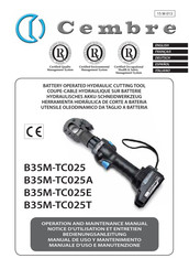 Cembre B24M-TC025A Manual De Uso