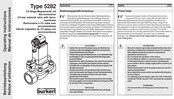 Burkert 5282 Manual De Instrucciones