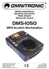 Omnitronic DMS-1050 Manual Del Usuario