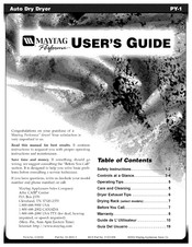 Maytag Performa PYE2300AYW Manual De Instrucciones