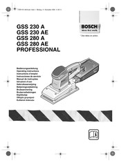 Bosch GSS 280 AE Instrucciones De Servicio
