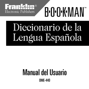 Franklin BOOKMAN DME-440 Manual Del Usuario