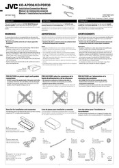 JVC KD-PDR30 Manual De Instalación/Conexion