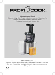 Proficook PC-SJ 1141 Instrucciones De Servicio