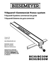 Biesemeyer T-Square BC50 Manual De Instrucciones