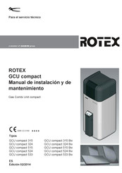 Rotex GCU compact 315 Biv Manual De Instalación Y De Mantenimiento