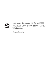 HP Z620 Serie Guia Del Usuario