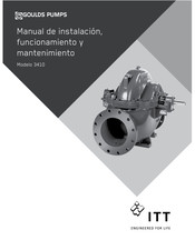 ITT Goulds Pumps 3410 Manual De Instalación, Funcionamiento Y Mantenimiento