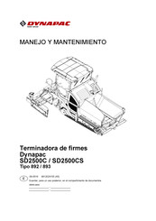 Dynapac SD2500C Manejo Y Mantenimiento