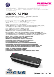 Renz LAMIGO A3 PRO Manual De Instrucciones