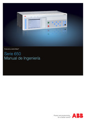 ABB Relion 650 Serie Manual De Ingeniería