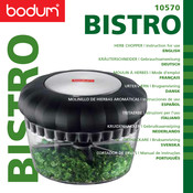 Bodum BISTRO 10570 Instrucciones De Uso