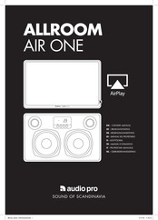 Audio Pro ALLROOM AIR ONE Manual Del Propietário