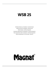 Magnat WSB 25 Manual De Instrucciones