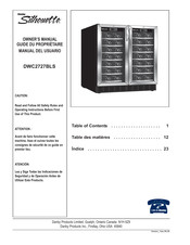 Danby Silhouette DWC2727BLS Manual Del Usuario