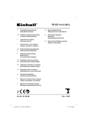 EINHELL TE-CD 14,4-2 2B Li Manual De Instrucciones