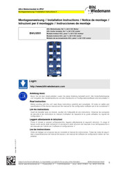 bihl+Wiedemann BWU3551 Instrucciones De Montaje