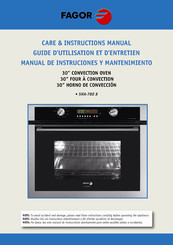 Fagor 5HA-780 X Manual De Instrucciones Y Mantenimiento