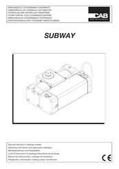 CAB SUBWAY SB.50 Manual De Instrucciones