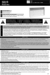 Omnimount SB2R Manual De Instrucciones