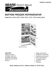 Sears Kenmore 77272 Manual Del Propietário