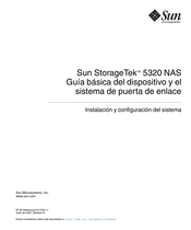 Sun Microsystems Sun StorageTek 5320 NAS Guía Básica De Instalación