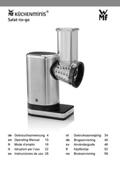 WMF KÜCHENminis Salat-to-go Instrucciones De Uso