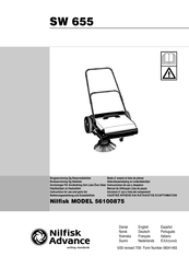 Nilfisk-Advance SW 655 Instrucciones De Uso