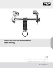 MSA Beam Trolley Instrucciones De Uso