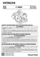 Hitachi C 7BMR Manual De Instrucciones