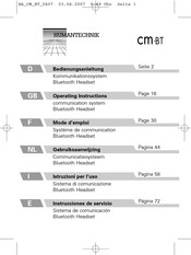 HumanTechnik cm-BT Instrucciones De Servicio