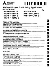 Mitsubishi Electric City Multi PEFY-P-VML-E Serie Manual De Instrucciones