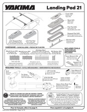 Yakima Landing Pad 21 Manual De Instrucciones