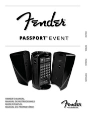 Fender 6946005900 Manual De Instrucciones