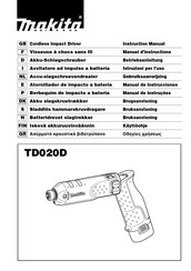 Makita TD020D Manual De Instrucciones