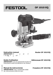 Festool OF 1010 EQ Manual De Instrucciones