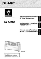 Sharp IG-A40U Manual De Funcionamiento