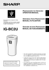 Sharp IG-BC2U Manual De Funcionamiento