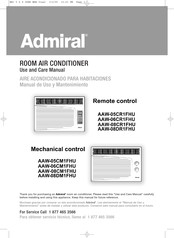 Admiral AAW-06CR1FHU Manual De Uso Y Mantenimiento